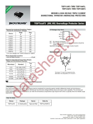 TISP7320F3DR datasheet  